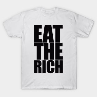 Eat The Rich, Black T-Shirt